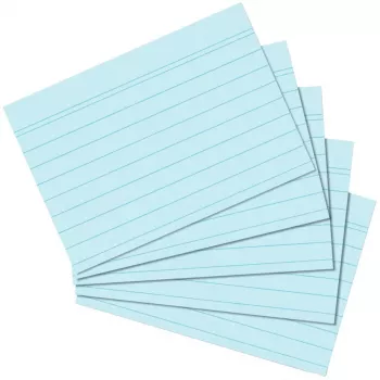 Herlitz 10836203 mėlynos spalvos rodyklinė kortelė 1 vnt.