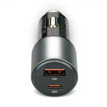Automobilinis įkroviklis everActive CC-60Q, QC3.0, iki 83W, USB automobilinis maitinimo adapteris
