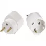 Elektros maitinimo kištukas Type E Bachmann 921.005 Baltas 3P