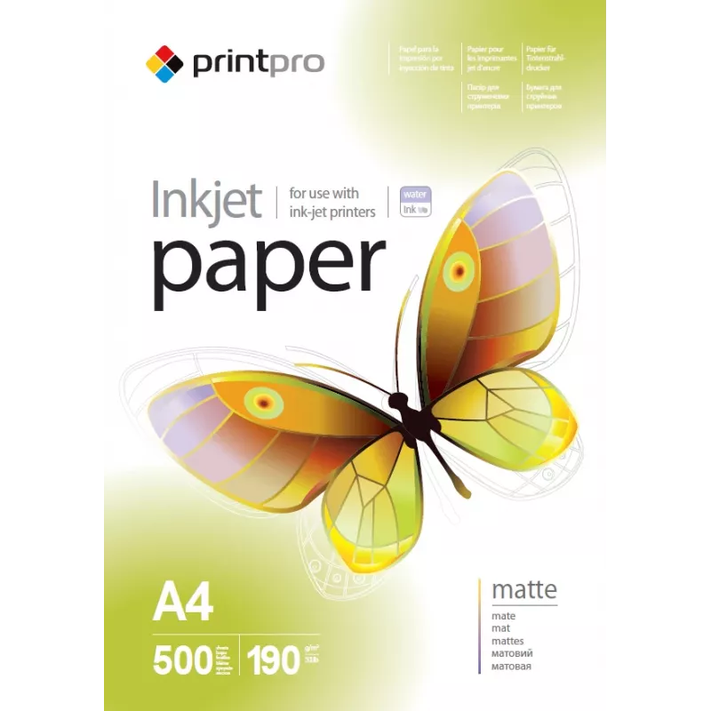 ColorWay PrintPro fotopopierius, 500 lapų | 190 g/m² | A4 | Matinis