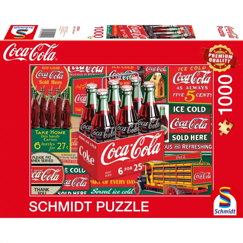 Coca Cola - Klassiker, dėlionė, 1000 detalių