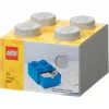 LEGO stalčius 4, pilka laikymo dėžutė su smaigeliais