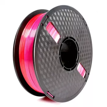 PLA 3D spausdinimo gija 1,75 mm 1 kg — Flashforge Gembird 3DP-PLA-SK-01-RP, Violetinė/Raudona