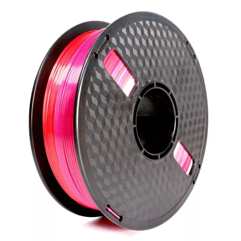 PLA 3D spausdinimo gija 1,75 mm 1 kg — Flashforge Gembird 3DP-PLA-SK-01-RP, Violetinė/Raudona
