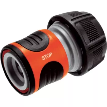 Žarnos jungtis GARDENA Raccord Aquastop premium 18214-20 — greito sujungimo vandens stabdymas