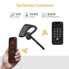 Laidinė / Bluetooth laisvų rankų įranga YENKEE YHF F20BK — ausinės ir įmontuotas mikrofonas skambučiams ir garsui