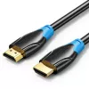HDMI laidas Vention AACBN 15 m, HDMI tipo A į A, HDMI 2.0, 18 Gbit/s, ARC, paauksuoti kontaktai, juodas