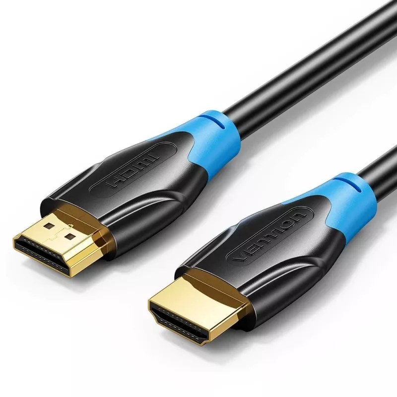 HDMI laidas Vention AACBN 15 m, HDMI tipo A į A, HDMI 2.0, 18 Gbit/s, ARC, paauksuoti kontaktai, juodas