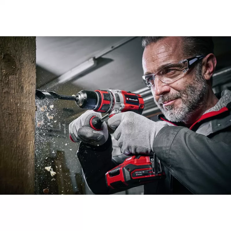Einhell TP-CD 18/80 Li BL-Solo Keyless 1,41 kg Juoda, Raudona