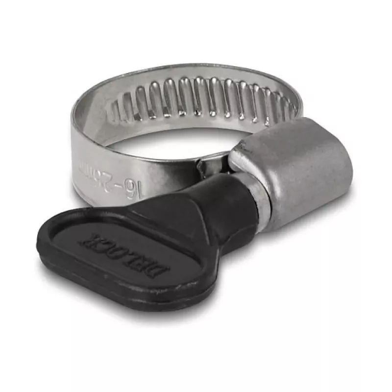 Drugelio tipo spaustukas DeLOCK 19450 16-25mm 10 vnt. Juoda