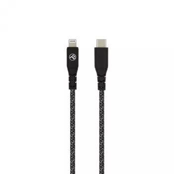 Duomenų kabelis Tellur Type-C į Lightning 3A PD60W 1m — juodas