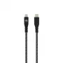Duomenų kabelis Tellur Type-C į Lightning 3A PD60W 1m — juodas