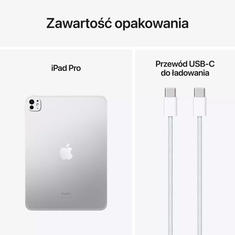 „Apple iPad 11-inch Pro“ WiFi + Cellular 2TB su nanotekstūros stiklu – sidabrinis
