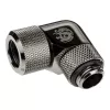 Adapter 90° BitsPower Advanced Multi-Link G1/4 colio AG prie 12 mm OD kieto vamzdelio, pasukamas