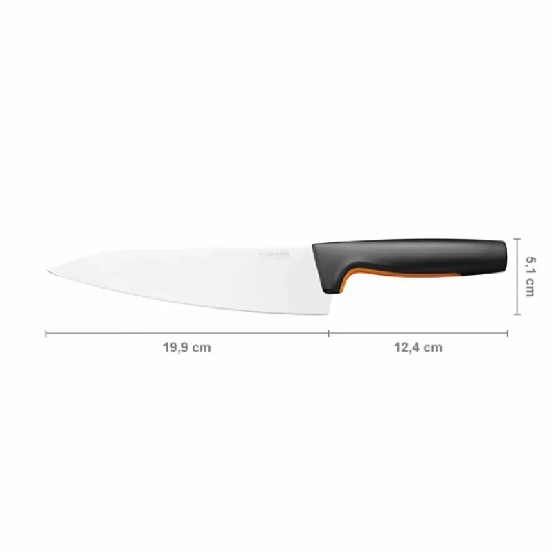 Fiskars 1057534 virtuvinis peilis, nerūdijantis plienas, 1 vnt. Virėjo peilis