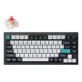 Mechaninė klaviatūra Keychron Q1 Max — USB + RF Wireless + Bluetooth, QWERTY Nordic, juoda, RGB