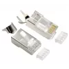 RJ45 jungtys GEMBIRD CAT7 8P8C auksuotos 15µ FTP/SFTP pakuotėje 50 vnt.