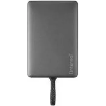Intenso išorinė baterija MC10000 juoda 10000 mAh magnetinė su metaliniu žiedu