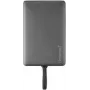 Intenso išorinė baterija MC10000 juoda 10000 mAh magnetinė su metaliniu žiedu