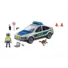 Playmobil policijos automobilis su sirena ir mirksinčia šviesa, įvairiaspalvis, plastikinis, 3+