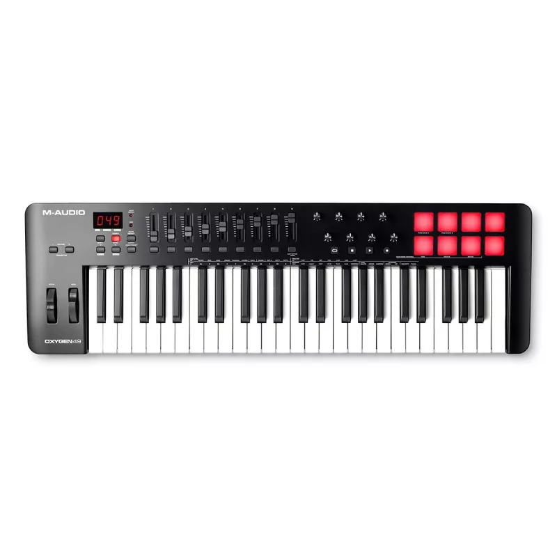 M-AUDIO Oxygen 49 (MKV) MIDI klaviatūra 49 klavišai USB juoda