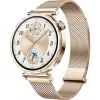 Išmanusis laikrodis HUAWEI WATCH GT5 41 mm — 1,32 colio AMOLED, 466×466, 323 mAh, nerūdijančio plieno korpusas, auksinė apyrankė