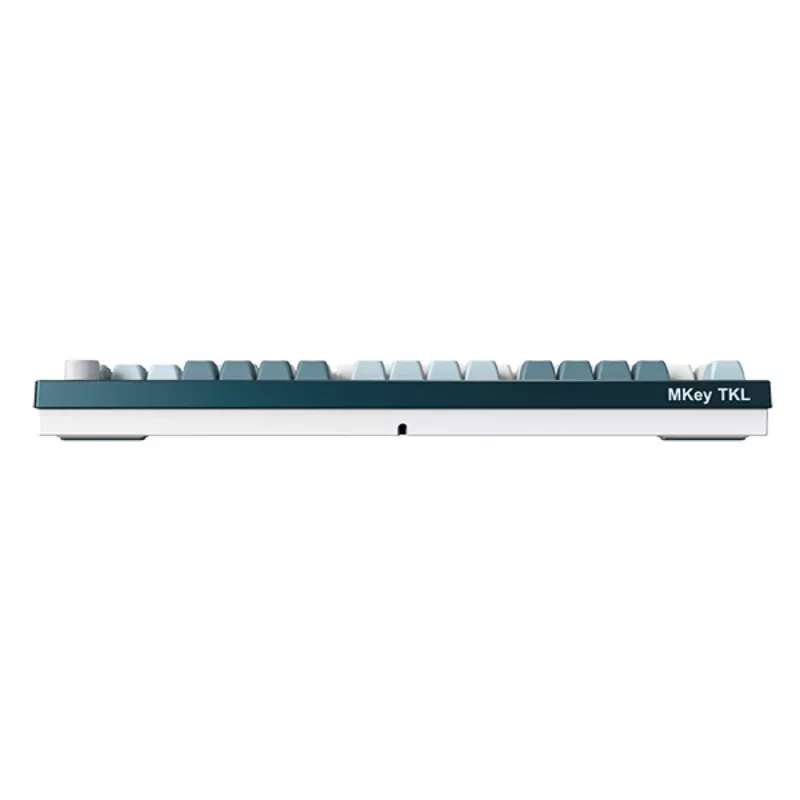 Montech MKey TKL klaviatūra, skirta žaidimams, USB, tamsiai pilka, šviesiai mėlyna, balta