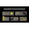 Taktinis žibintuvėlis Nitecore P23i 3000 lm juodas aliuminis IP68