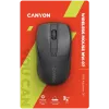 CANYON MW-7, 2,4 GHz belaidė pelė, 6 mygtukai, DPI 800/1200/1600, su 1 AA baterija, dydis 110*60*37 mm, 58 g, juoda