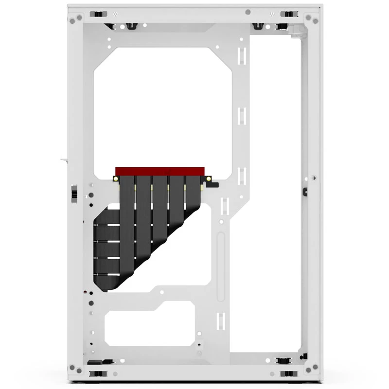 Kompiuterio korpusas SSUPD Meshlicious Full Mesh PCIE 4.0 Edition Mini-ITX – baltas