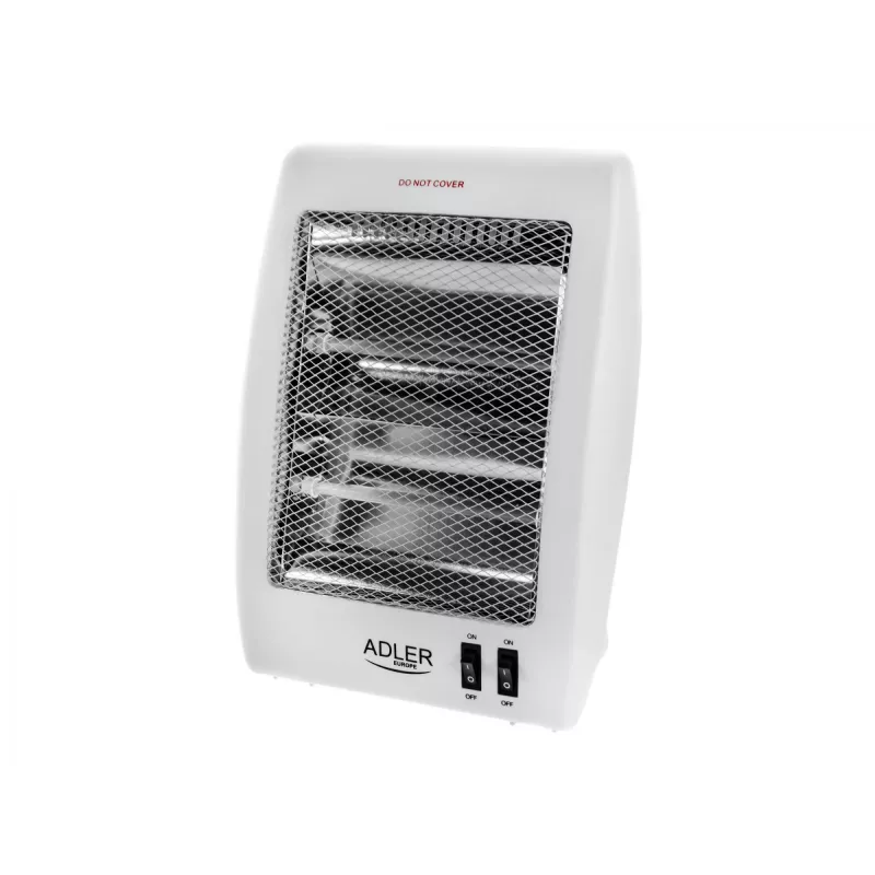 Adler | Šildytuvas | AD 7709 | Halogeninis šildytuvas | 800 W | Galios lygių skaičius 2 | Balta