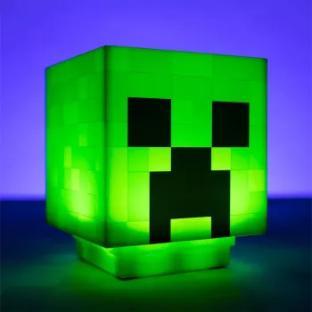 Paladone Minecraft Creeper 3D dizaino lempa PP6595MCFV3 – stalinė/pakabinama šviesa
