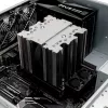 CPU Aušintuvas SidabrinėSTONE SST-XED120S-WS, skirtas Intel LGA 4677, 4U serverio formos faktorius, sidabrinis