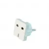 Gembird Cablexpert a-AC-UKEU-001 - Maitinimo adapteris - Maitinimo adapteris (S) prie Maitinimo adapterio (W) - Baltas - Jungtinė Karalystė, Europa (a-AC-UKEU-001)