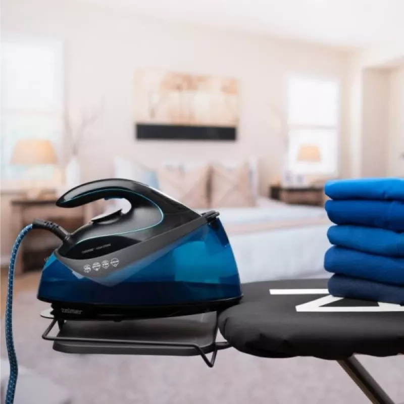 Lygintuvas Zelmer Aqua Steam ZIS5400 juodai mėlynas