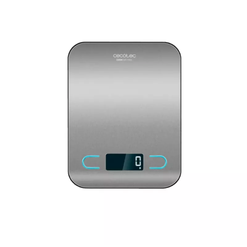 Cecotec virtuvinės svarstyklės | CookControl | Maksimali masė (talpa) 5 kg | Padalos vertė 1 g | Ekrano tipas LCD