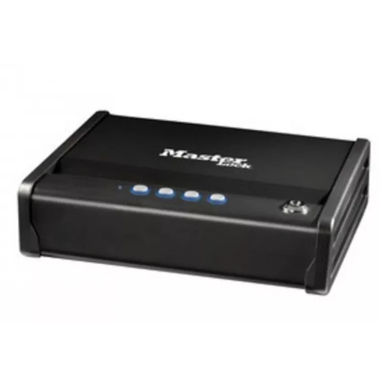 MASTER LOCK MLD08E seifas, juodas, nerūdijantis plienas