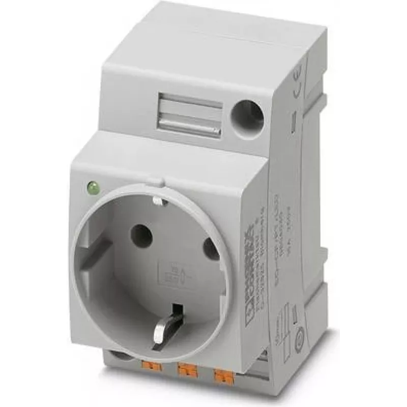 Phoenix Contact valdymo spintos kištukinis lizdas EO-CF/PT/LED Pilka 1 vnt. (804040)