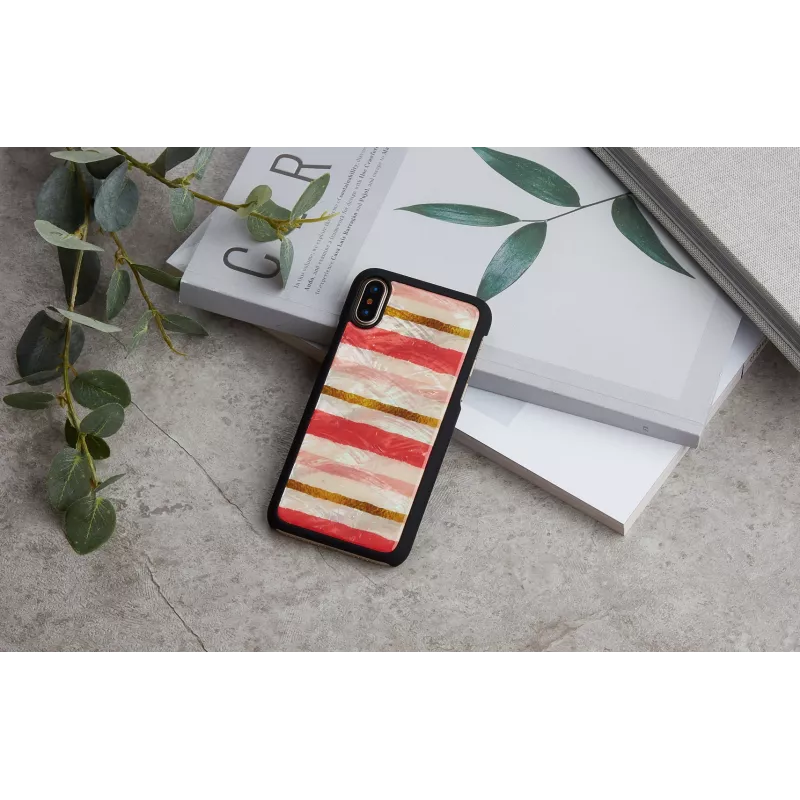 iKins išmaniojo telefono dėklas iPhone XS / iPhone XS Max Short Cake Juoda apsauginis dangtelis