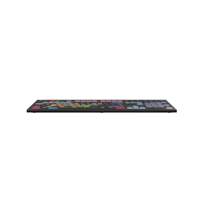 Klaviatūra Logickeyboard LKB-FLS-A2PC-DE universali USB QWERTZ vokiška juoda
