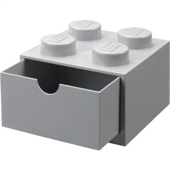 LEGO stalčius 4, pilka laikymo dėžutė su smaigeliais