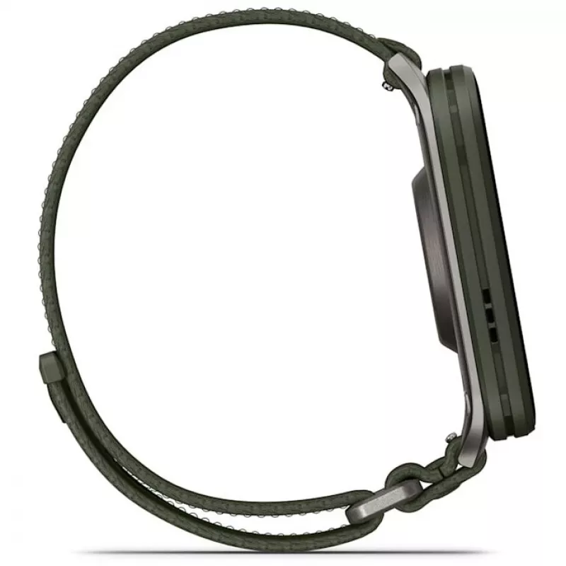 Garmin Venu X1 5,08 cm (2 colių) AMOLED skaitmeninis 448 x 486 pikselių jutiklinis ekranas pilkas su Wi-Fi GPS (palydovinis)
