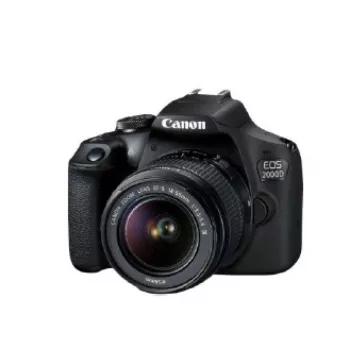 Canon EOS 2000D BK 18-55 IS II EU26 SLR fotoaparato komplektas 24,1 MP CMOS 6000 x 4000 pikselių juoda