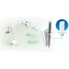 Ubiquiti AP-5AC-90-HD sektorinė antena airPrism, 5 GHz, 22 dBi, 2x2 MIMO, 90° (3x 30°), skirta Rocket 5AC-PRISM