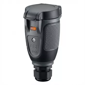 ABL 100000105 Profesionali jungtis. SCHUKO. Elamid-2K. juoda. sv. IP54. 1 tipas
