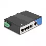 Ethernet Switch DELOCK 80162 — 5 prievadų Gigabit RJ45 skirtas DIN bėgiui