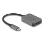 DELOCK USB Type-C kortelių skaitytuvas aliuminis SD Micro SD 5000 Mbit/s