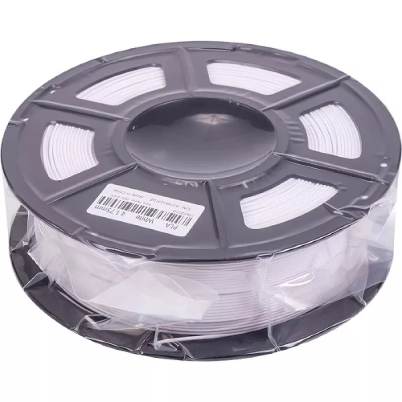 3D spausdinimo gija PLA, 1,75 mm, 1 kg, balta