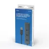 SAVIO USB-A šakotuvas su RJ-45 Gigabit Ethernet AK-57 — 3× USB-A + RJ-45, USB 3.2 Gen 1 Micro‑B prieglobos prievadas, 5 Gbit/s, 4 prievadai, pilkas
