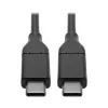 Eaton Tripp Lite Series USB-C laidas (M/M) - USB 2.0, 5A (100W), 6 pėd. (1,83 m) - USB laidas - 24 kontaktų USB-C (M) į 24 kontaktų USB-C (M) - USB 2.0 - 20 V - 5 A - 1,83 m - Lieta